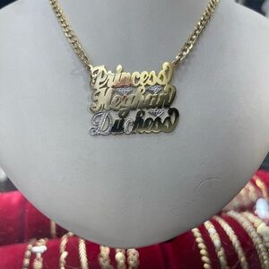 Gold and Silver Princess Meghan Duchess Necklace